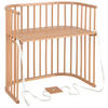 BEISTELLBETT Babybay Boxspring  94/54/96 cm  - Naturfarben, Basics, Holz (94/54/96cm) - Babybay