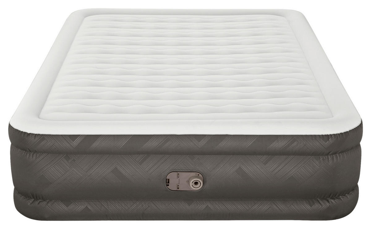 LUFTBETT FORTECH QUEEN 69050 Grau, Dunkelgrau  - Dunkelgrau/Grau, KONVENTIONELL, Kunststoff (203/152/46cm) - Bestway