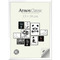 BILDERRAHMEN - Weiß Hochglanz, Basics, Papier/Holzwerkstoff (13/18/1,8cm)