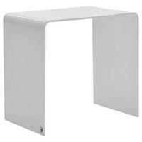 BEISTELLTISCH 44/29,5/42,5 cm Weiß  - Weiß, Design, Kunststoff (44/29,5/42,5cm)