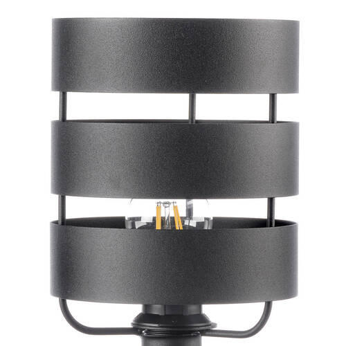 LAMPA NA NOČNÍ STOLEK, E27, 17/28.5 cm  - černá, Design, kov (17/28.5cm)