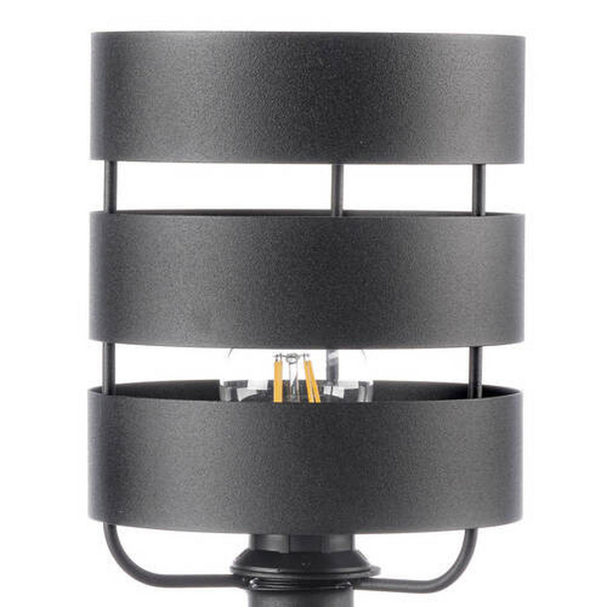 NOČNÁ LAMPA, E27, 17/28.5 cm  - čierna, Design, kov (17/28.5cm)