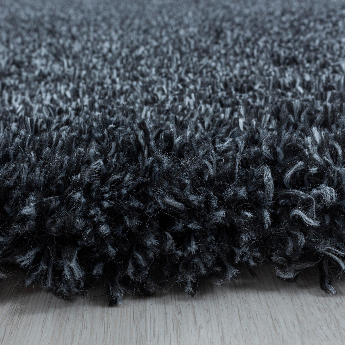 TEPIH VISOKOG FLORA  200 cm  antracit  Fluffy 3500 Athrazit  - antracit, Basics, tekstil (200cm)