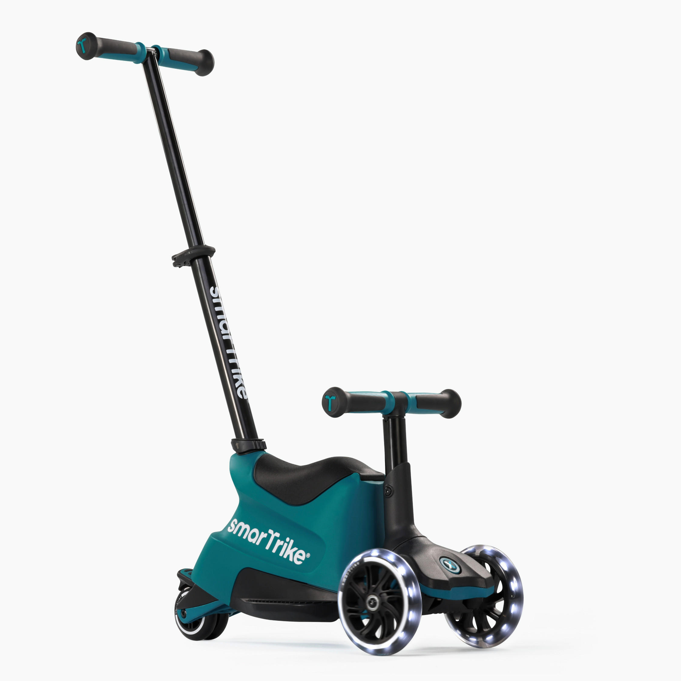 KINDERSCOOTER Xtend Ride-on  - Dunkelgrün, Basics, Metall (25/90/66cm)