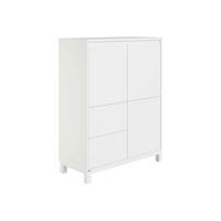 HIGHBOARD Olli Highboard 2T2S  in  - Weiß, Basics, Holzwerkstoff (94,8/119,7/40,1cm) - Paidi