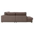 ECKSOFA in Cord Braun  - Schwarz/Braun, KONVENTIONELL, Kunststoff/Textil (250/314cm) - Carryhome