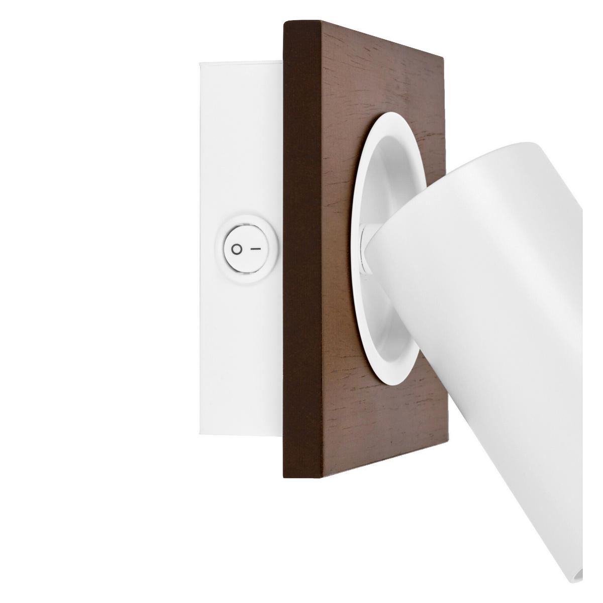 LED-STRAHLER 11/10,2/14,35 cm   - Naturfarben/Weiß, Basics, Holz/Metall (11/10,2/14,35cm) - Osram