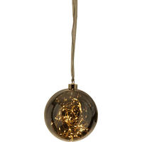 LED-DEKOLEUCHTE  - Transparent/Schwarz, Basics, Glas (15/16cm) - Eglo