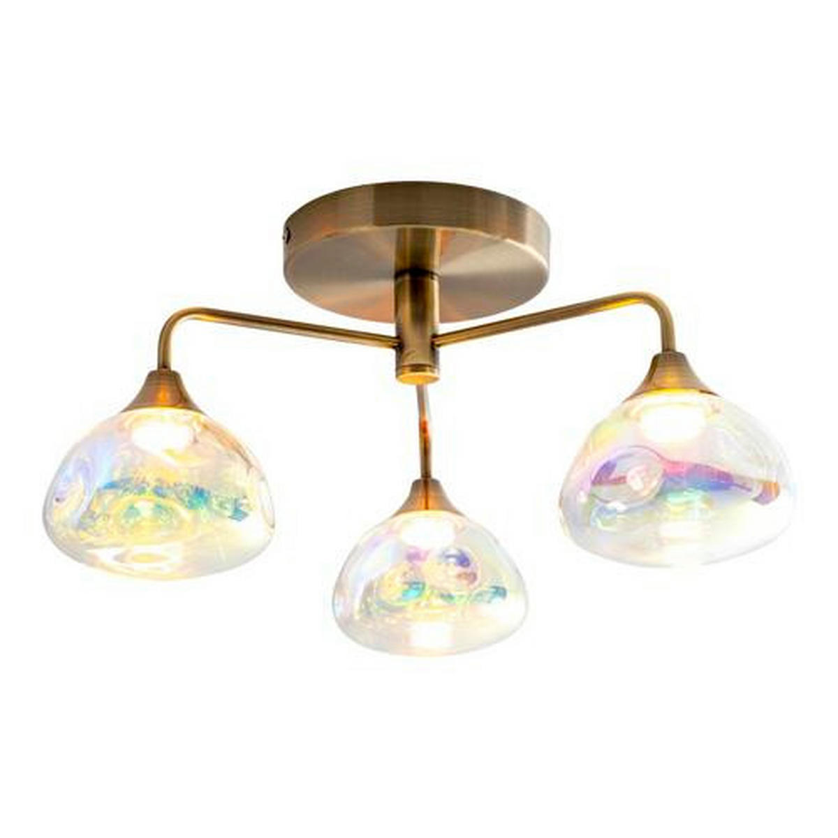 LED-DECKENLEUCHTE   - Messingfarben, Design, Metall (19,5cm) - Näve