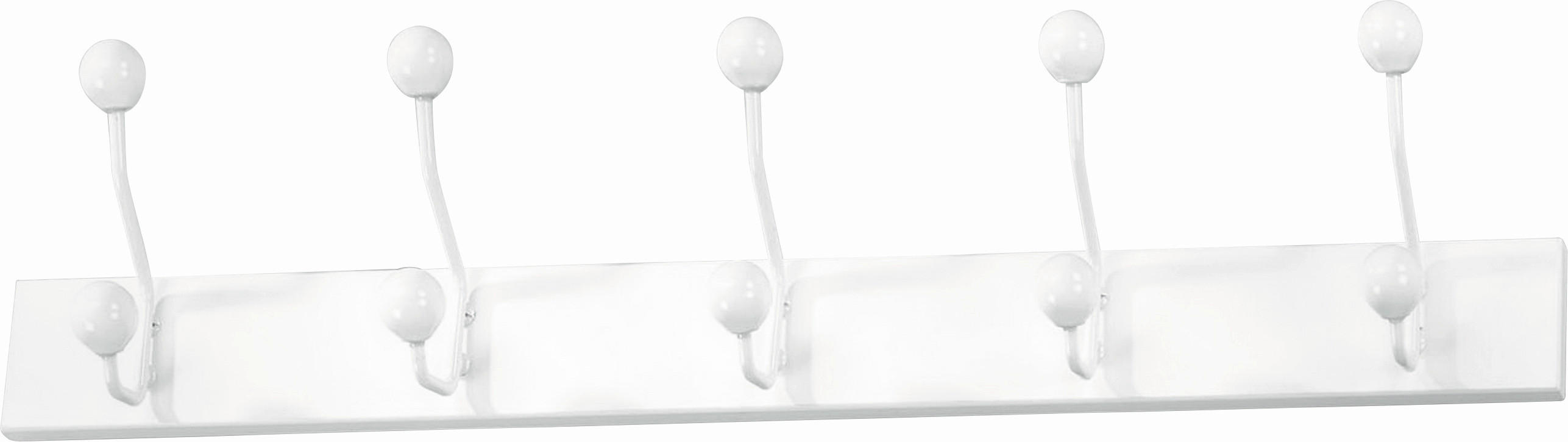 HAKENLEISTE  in Weiß  - Weiß, Basics, Keramik/Holzwerkstoff (65/13/7cm) - Xora