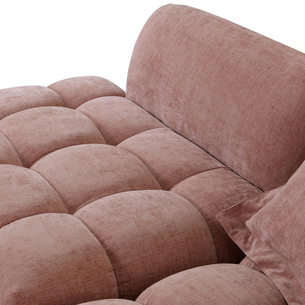 HÖRNSOFFA i flatväv gammelrosa  - svart/gammelrosa, Klassisk, textil/plast (250/289cm) - Carryhome