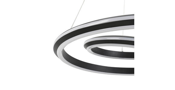 LED-HÄNGELEUCHTE 60/120 cm - Schwarz, Basics, Kunststoff/Metall (60/120cm) - Novel