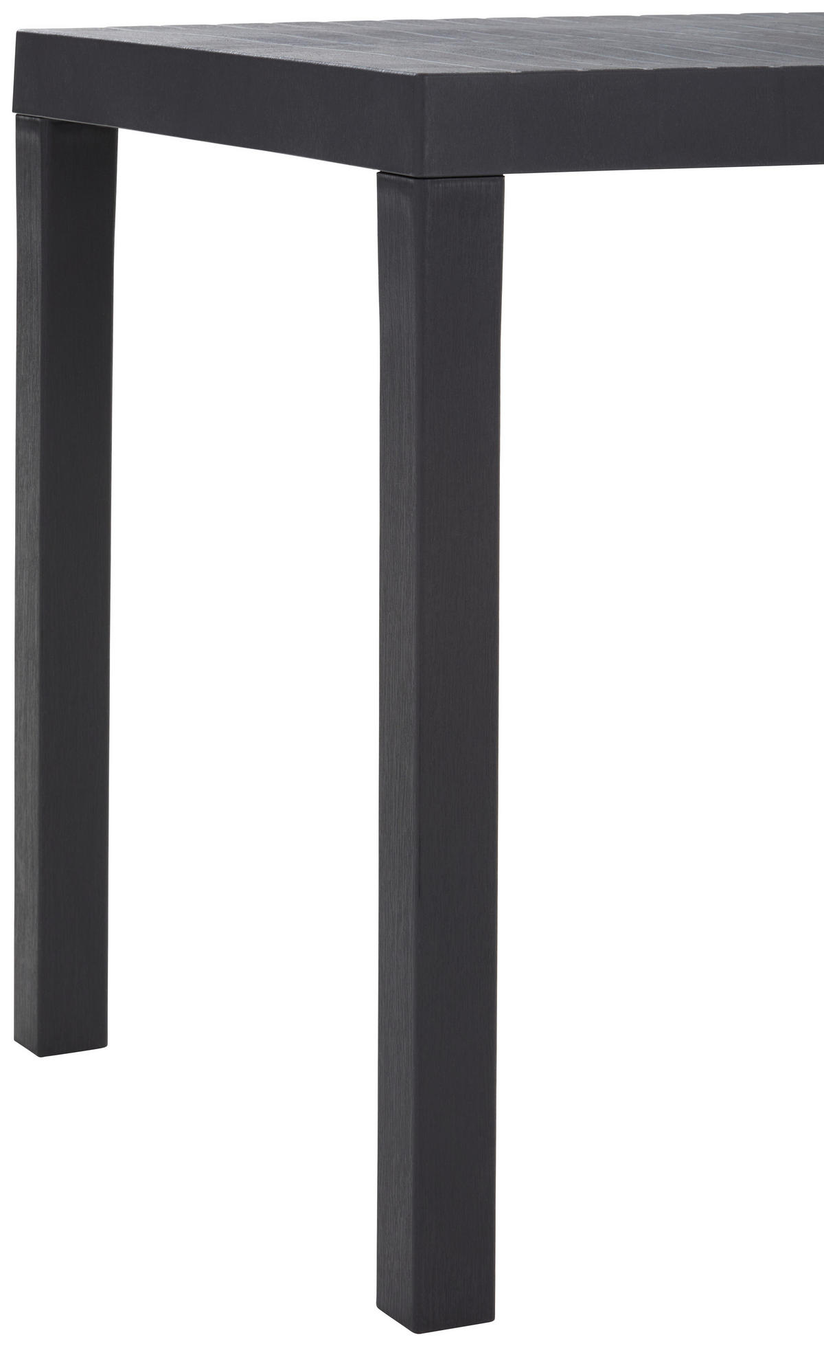 GARTENTISCH 78/65/72 cm Kunststoff rechteckig  - Anthrazit, Basics, Kunststoff (78/65/72cm) - Ambia Garden