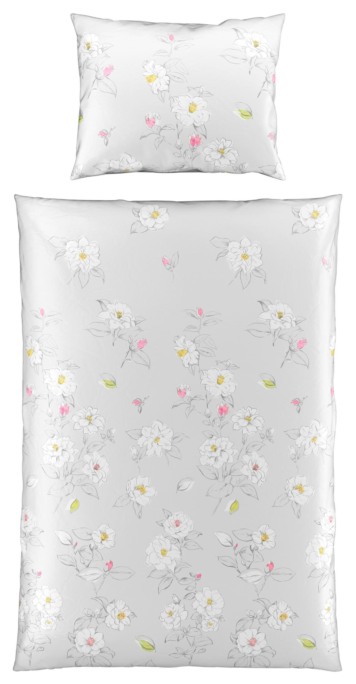 ÁGYNEMŰHUZAT-GARNITÚRA  - ezüst, Konventionell, textil (140cm) - Esposa