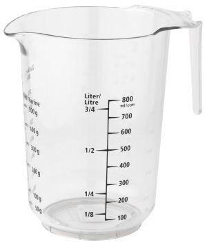ODMĚRKA - průhledné, Basics, plast (1l) - Zenker
