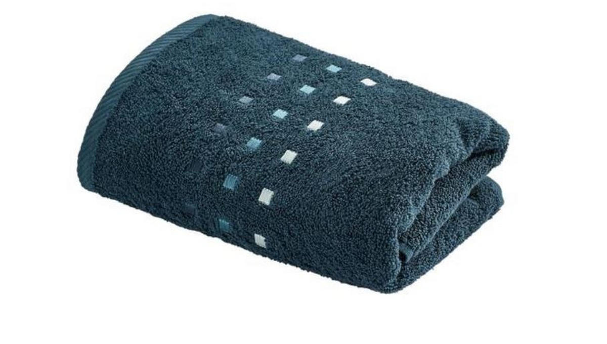 RUČNÍK, 50/100 cm, petrolej - petrolej, Konvenční, textil (50/100cm) - Esposa