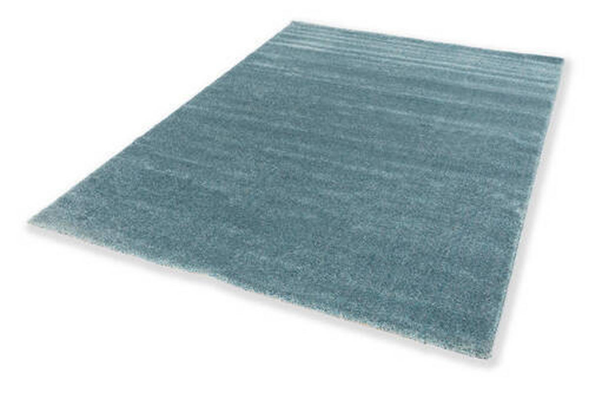HOCHFLORTEPPICH 80/150 cm Pure Türkis  - Türkis, KONVENTIONELL, Textil (80/150cm) - Schöner Wohnen