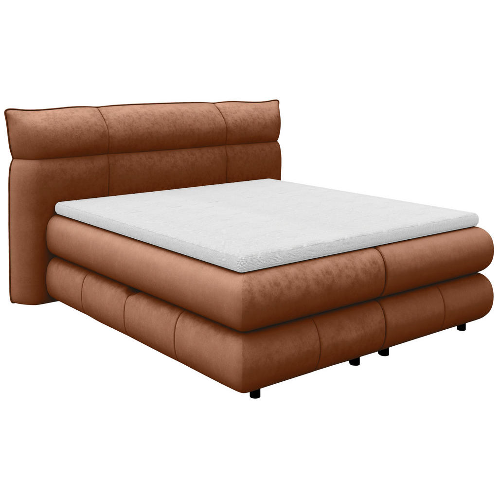 Boxspringbett Carmelo Kupfer 160x200 Cm H2