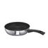 BRATPFANNE 24 cm PTFE-Antihaftbeschichtung - Edelstahlfarben/Schwarz, Basics, Kunststoff/Metall (24cm) - SCHULTE UFER