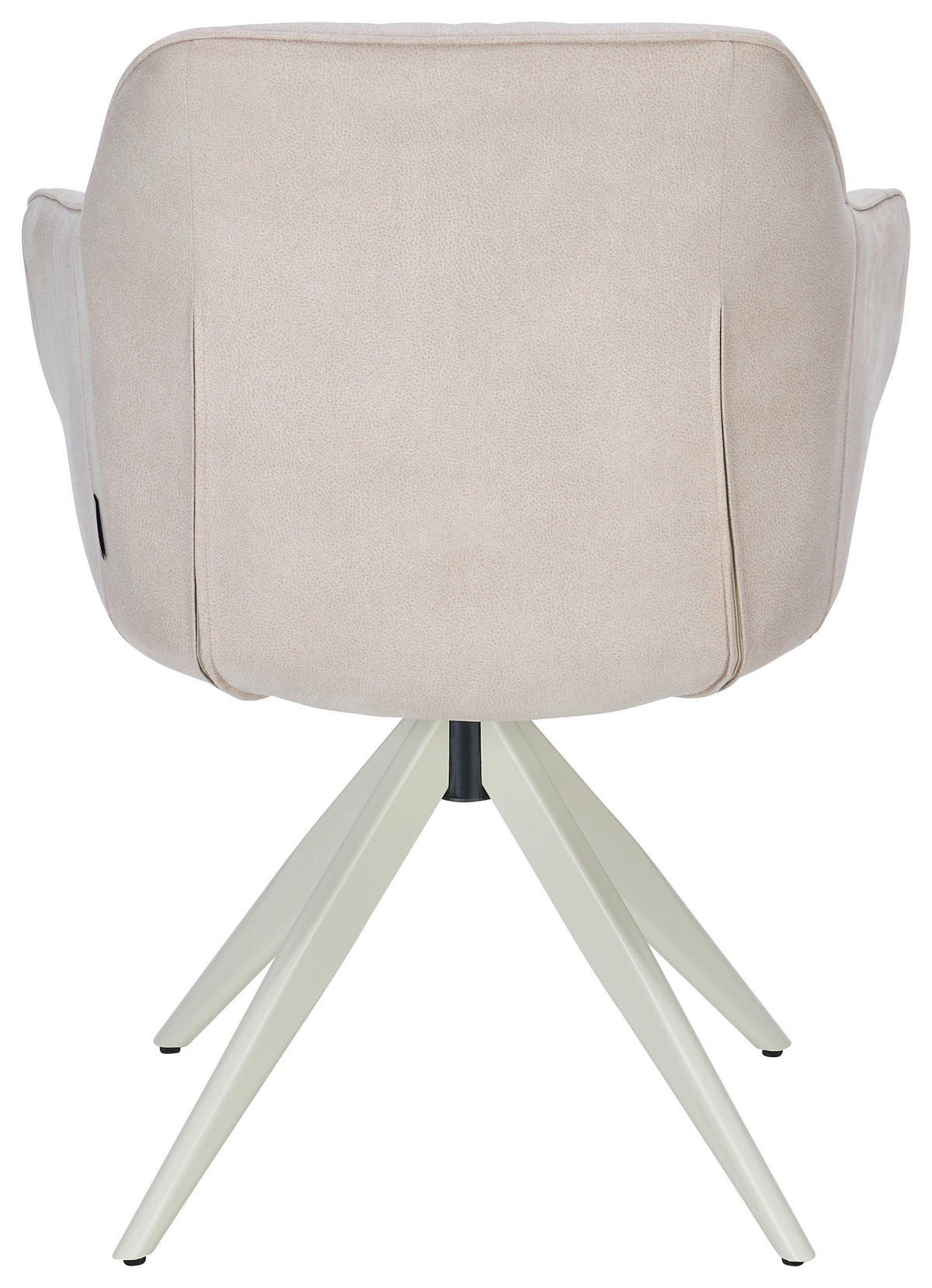 ARMLEHNSTUHL  in Eisen Webstoff  - Beige, MODERN, Textil/Metall (59/84/59cm) - Livetastic