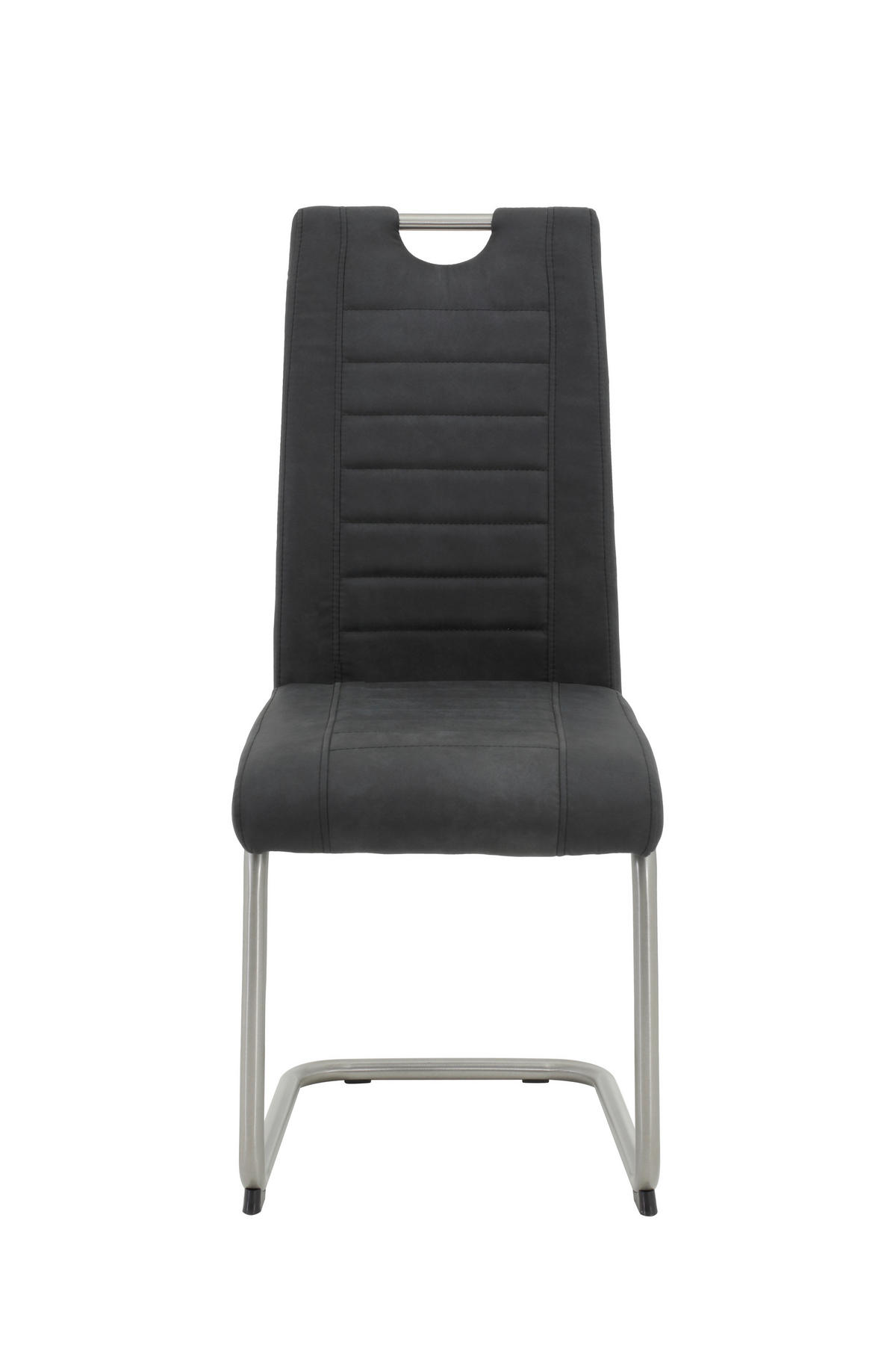 TISCHGRUPPE   - Anthrazit/Sonoma Eiche, MODERN, Textil/Metall (140 - 220/76/90cm) - MID.YOU