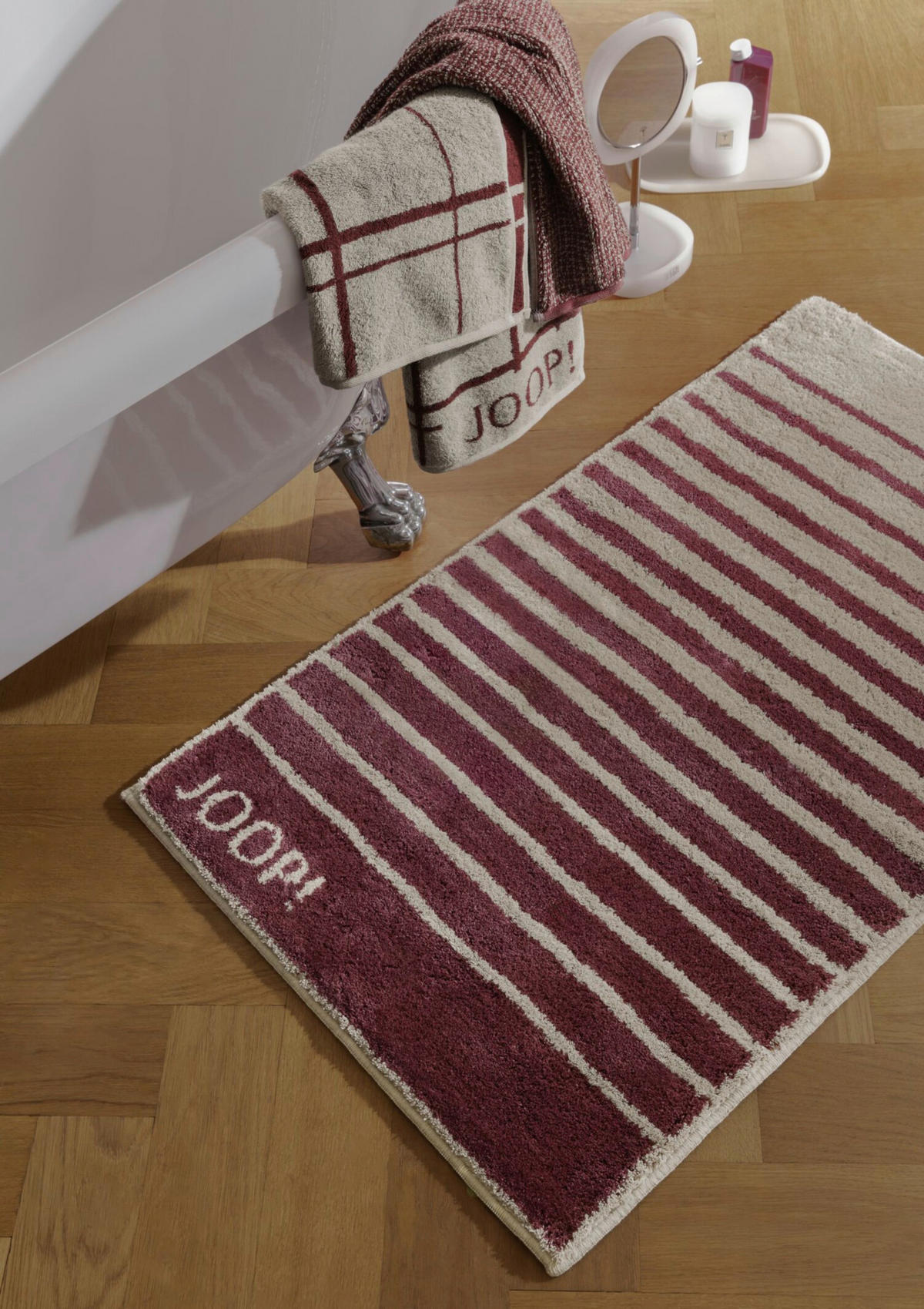 HANDTUCH 50/100 cm SELECT SHADE Rot  - Rot, Basics, Textil (50/100cm) - Joop!