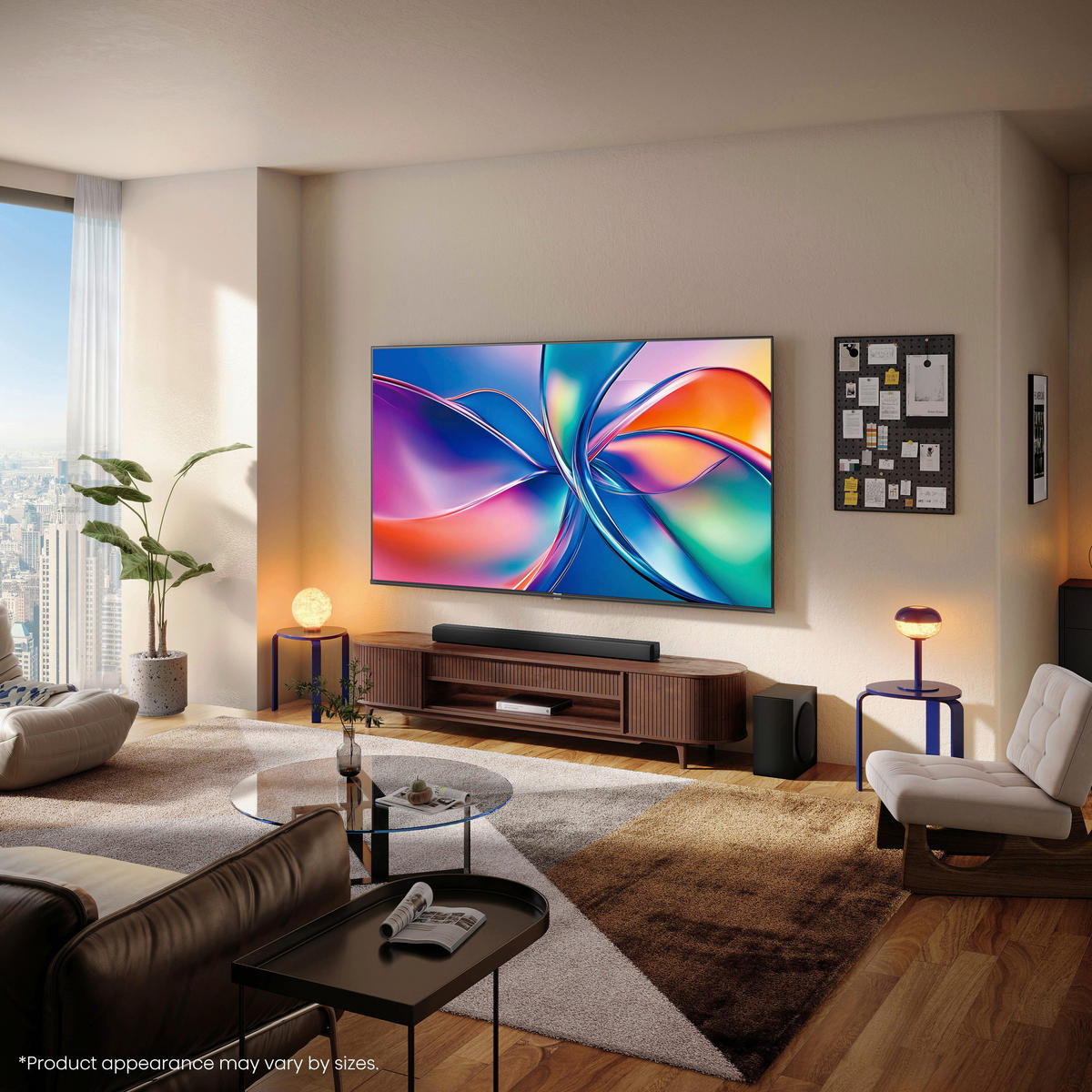 FERNSEHER - Schwarz, Basics, Kunststoff (145,3/83,8/7,6cm) - Hisense
