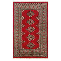 ORIENTALISK MATTA 205/305 cm Jaldar Premium Rot Afghan Classic  - röd, Lifestyle, textil (205/305cm) - Cazaris
