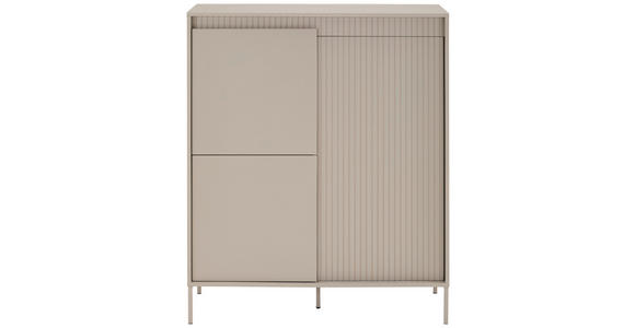 HIGHBOARD  102,8/123,2/40 cm  - Kaschmir, Trend, Holzwerkstoff/Metall (102,8/123,2/40cm) - Xora