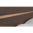 BOXSPRINGBETT 180/200 cm  in Braun  - Eichefarben/Braun, Natur, Holz/Textil (180/200cm) - Linea Natura