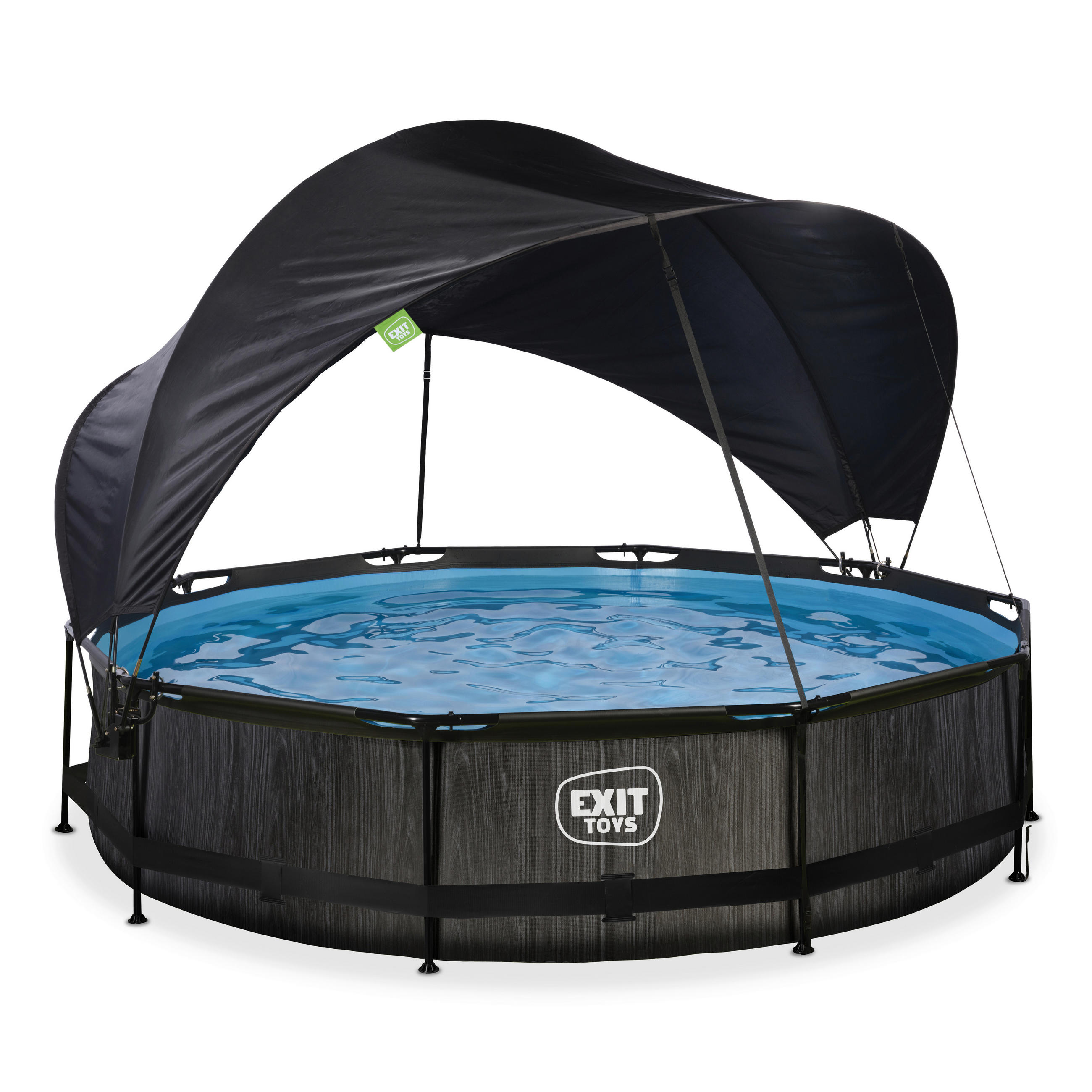 POOL SET 360/76 cm  - grå, Klassisk, plast (360/76cm) - EXIT Toys