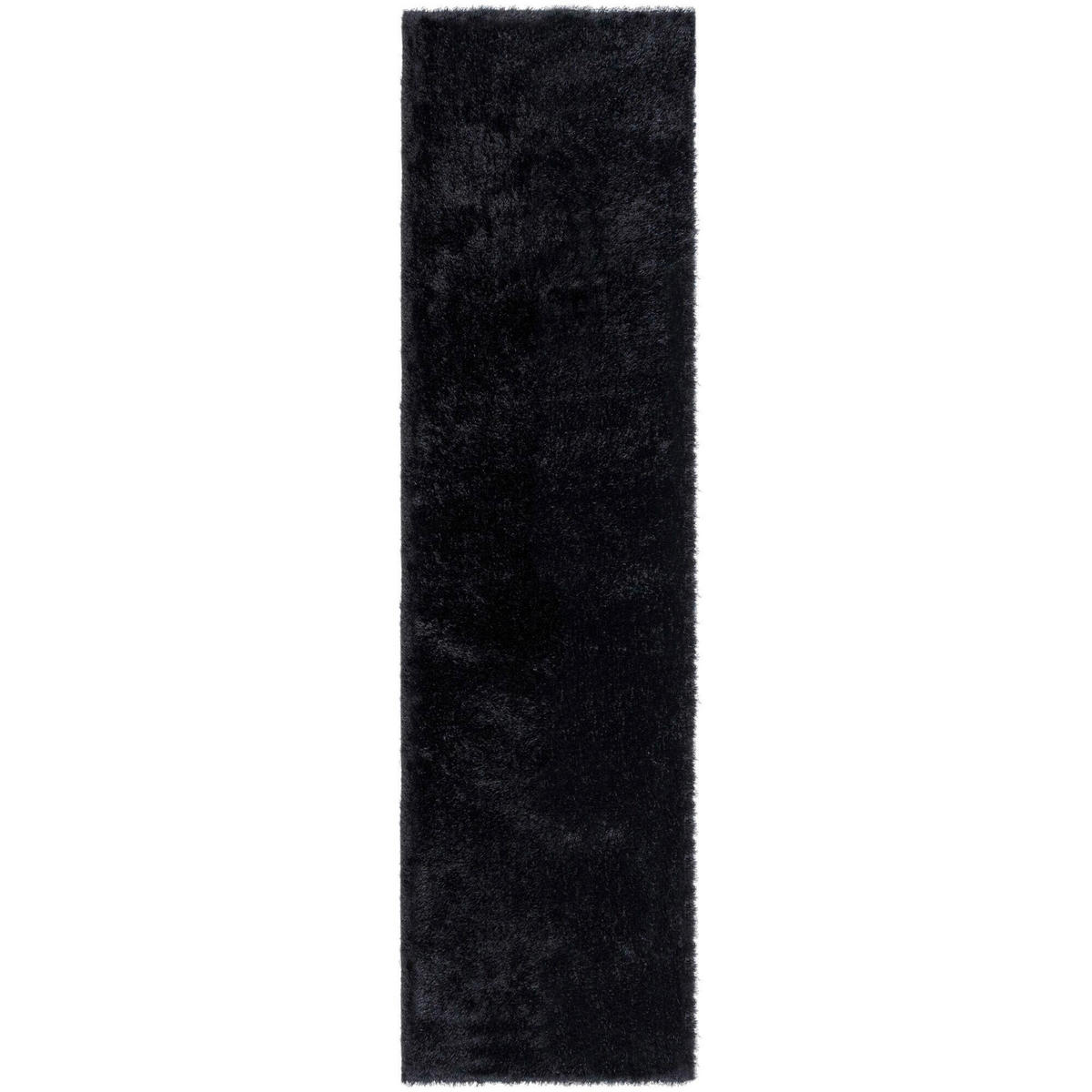 SHAGGY 60/230 cm Flair Rugs Schwarz  - Schwarz, Basics, Textil (60/230cm) - Xora