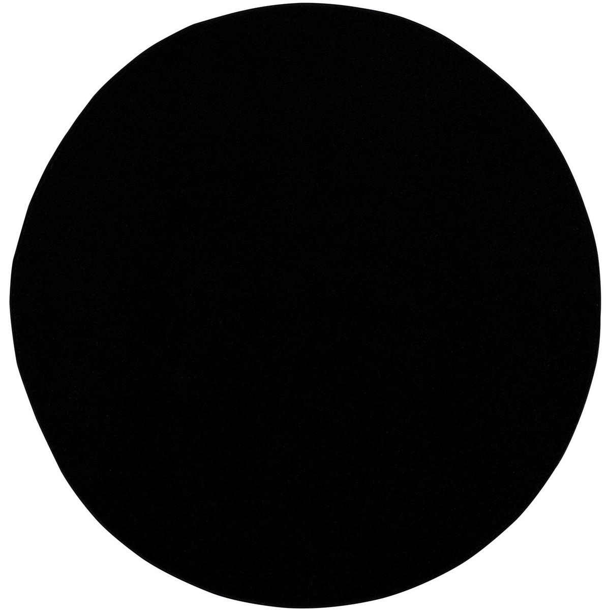 WEBTEPPICH 80 cm Uni Schwarz  - Schwarz, LIFESTYLE, Kunststoff/Textil (80cm) - Novel