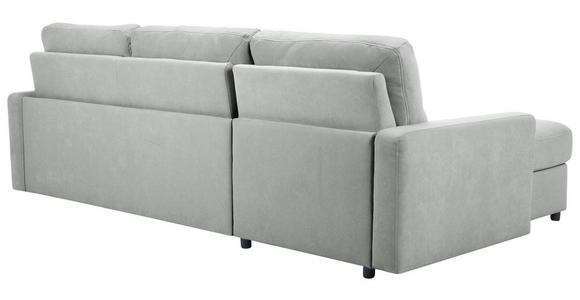 ECKSOFA Grau Webstoff - Schwarz/Grau, KONVENTIONELL, Kunststoff/Textil (160/270cm) - Carryhome