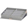 BRILLENBOX - Hellgrau, Basics, Karton/Textil (32/25/5,5cm) - Store It