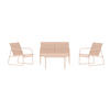 LOUNGEGRUPP 4 delar  - beige, Klassisk, metall/glas