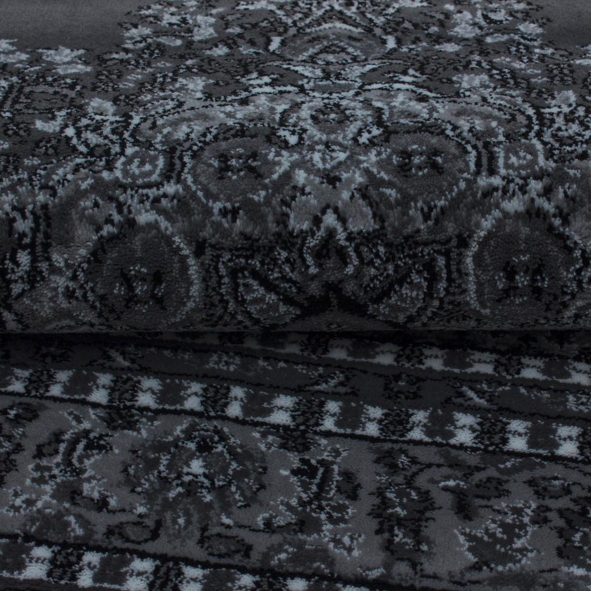 WEBTEPPICH 300/400 cm Marrakesh Grau, Schwarz  - Schwarz/Grau, KONVENTIONELL, Textil (300/400cm) - Novel