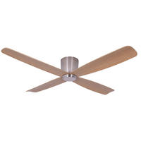 DECKENVENTILATOR LUCCI AIR FRASER 132/20 cm   - Chromfarben/Teakfarben, Design, Holzwerkstoff/Kunststoff (132/20cm) - P & B