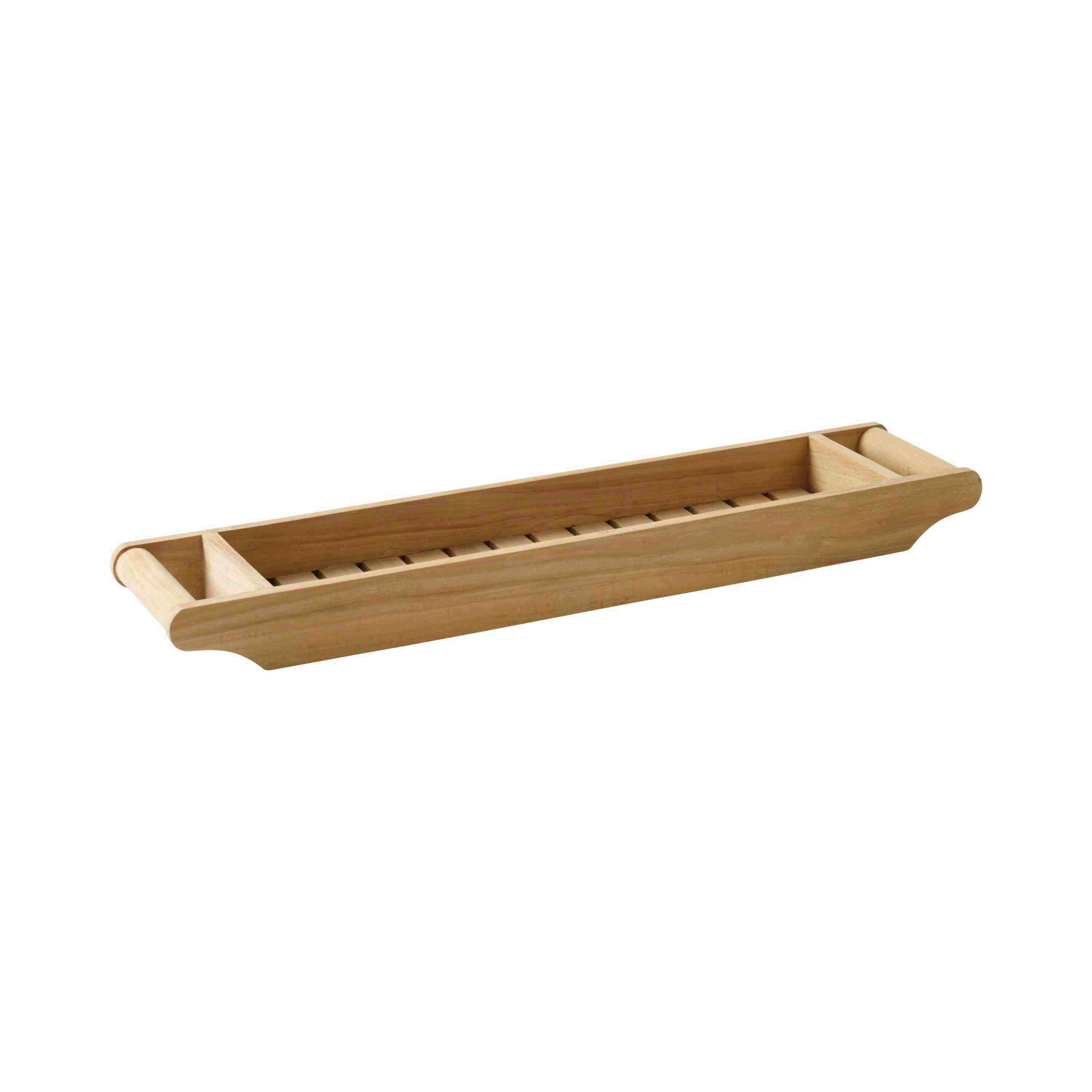 BADEWANNENABLAGE Holz  - Naturfarben/Teakfarben, Design, Holz (68/6/15cm) - Livetastic