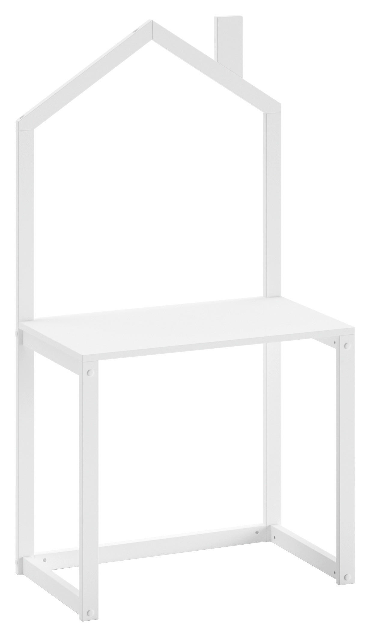 KINDERSCHREIBTISCH Kiefer massiv  - Weiß, MODERN, Holz (100/120,6/50cm) - MID.YOU