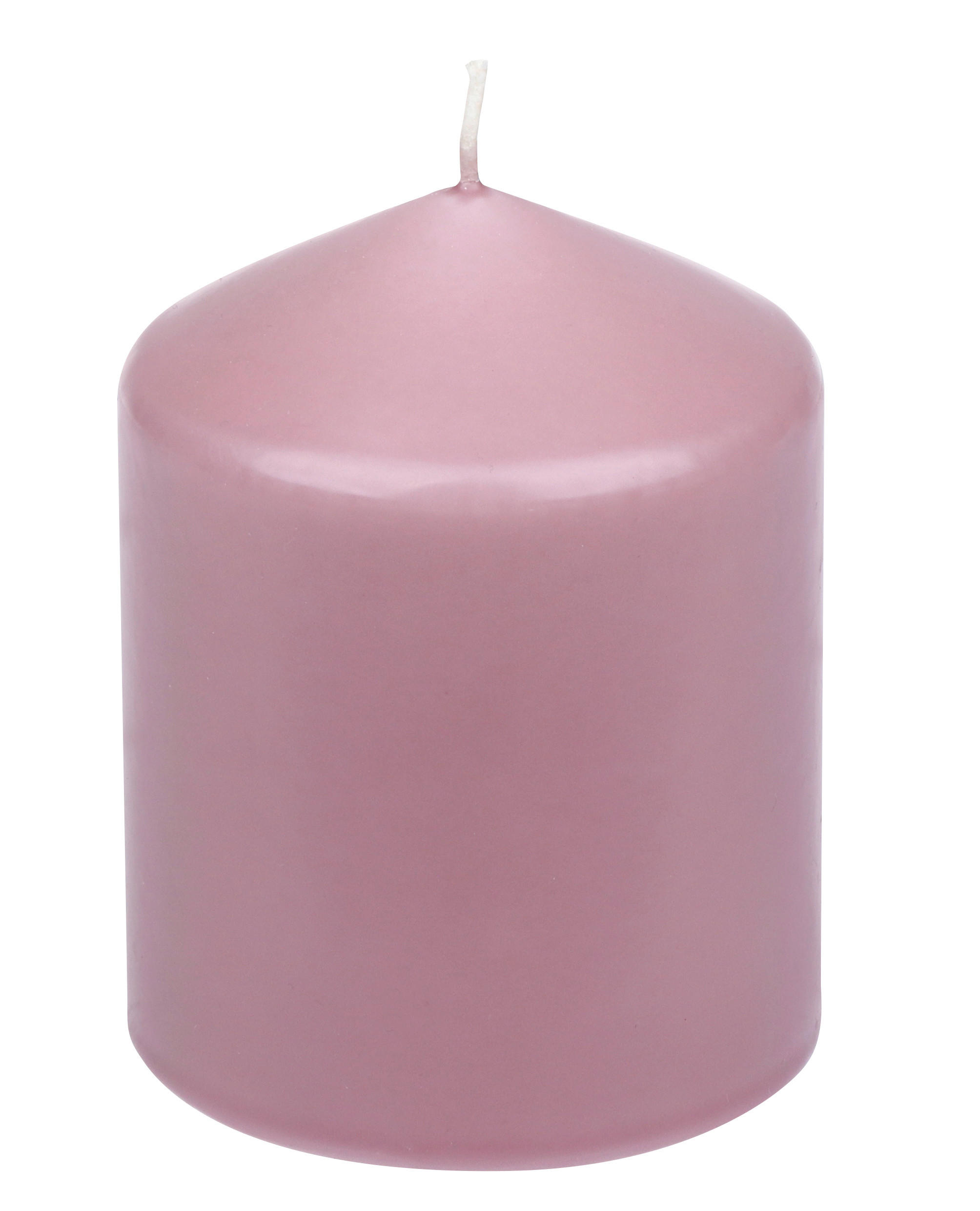 KERZE - Rosa, Basics, Paraffin (7,7/10,0cm) - Steinhart