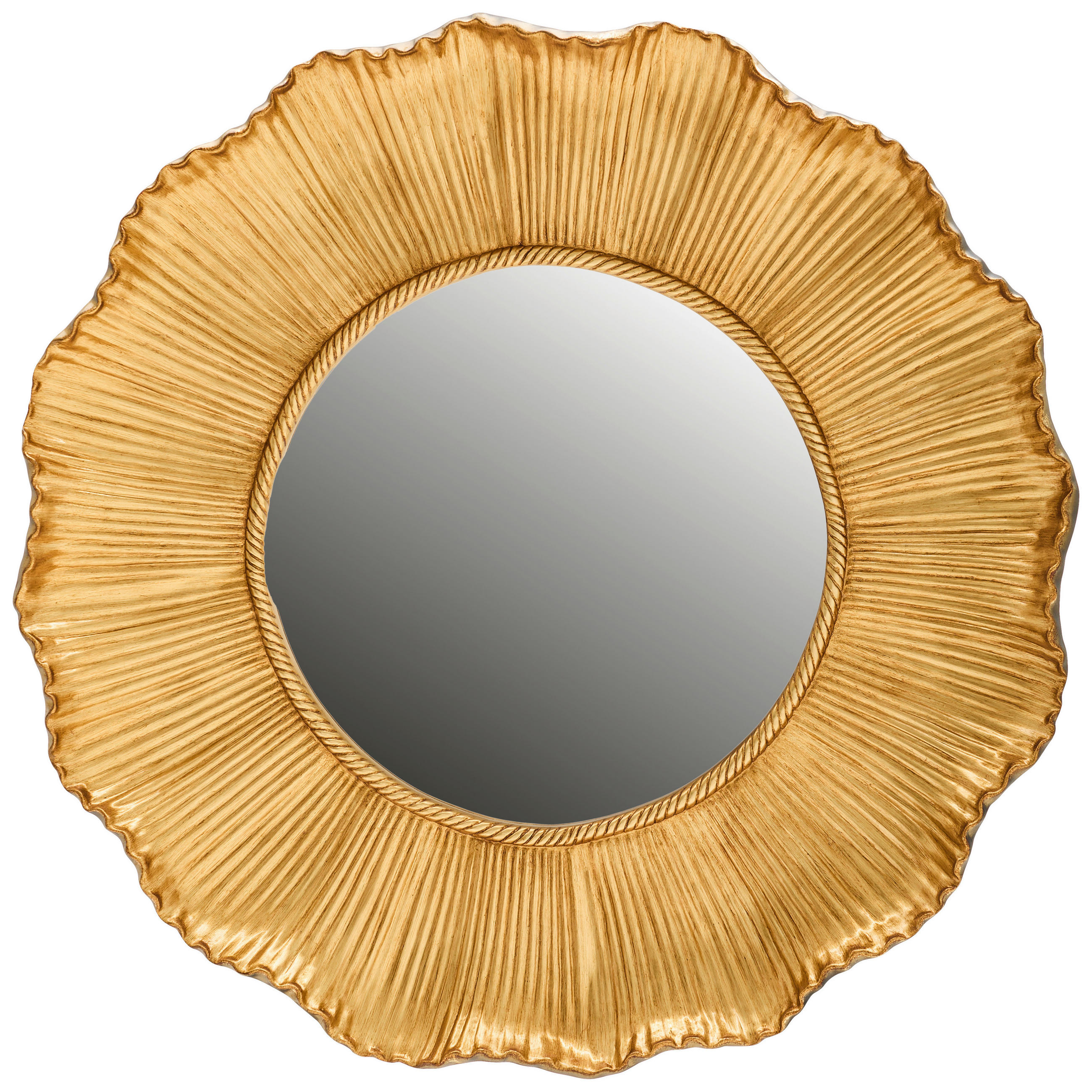 WANDSPIEGEL 109/109/10 cm  - Goldfarben, Design, Glas/Holzwerkstoff (109/109/10cm) - Novel