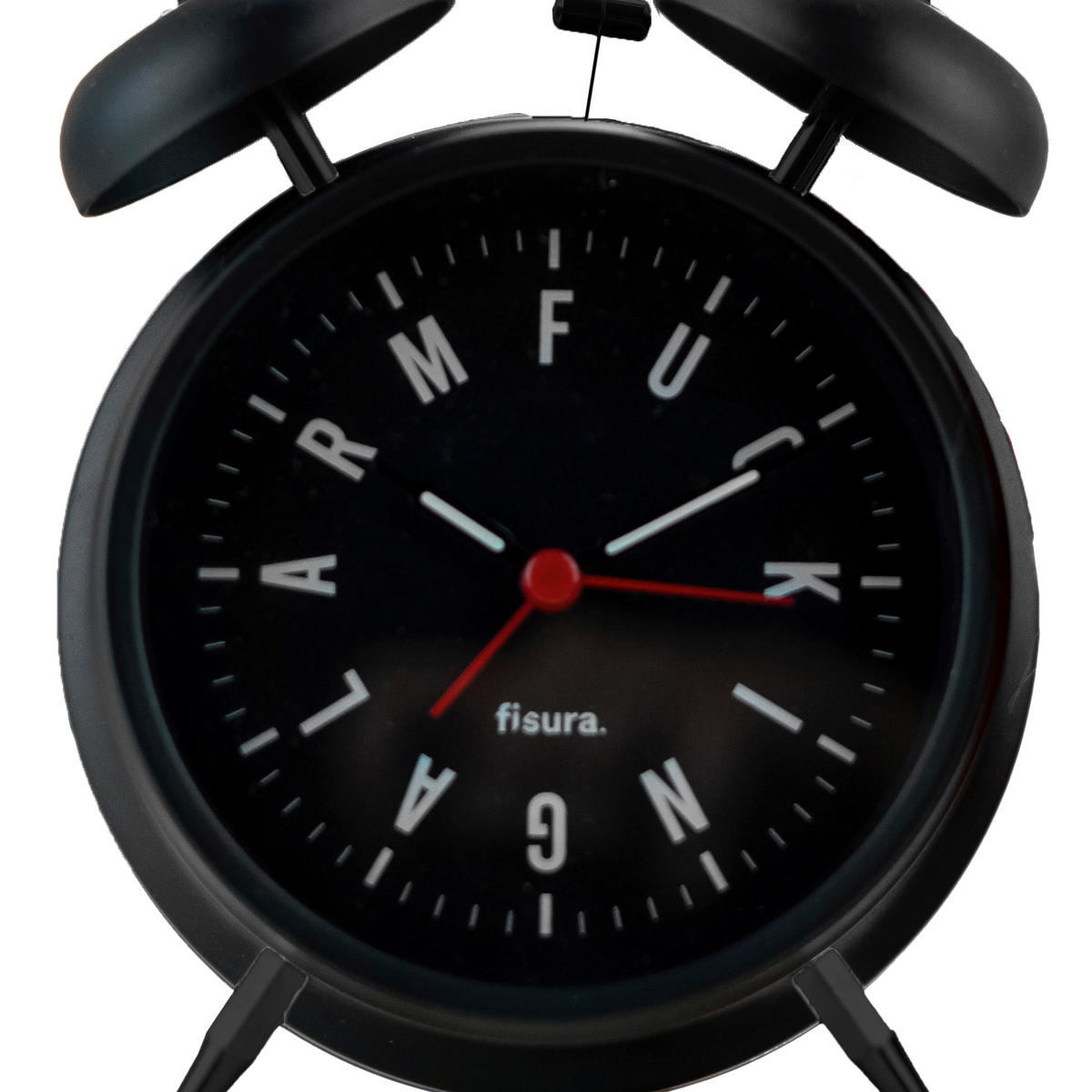 UHR Schwarz, Weiß  - Schwarz/Weiß, Design, Metall (5.50/7/16cm)