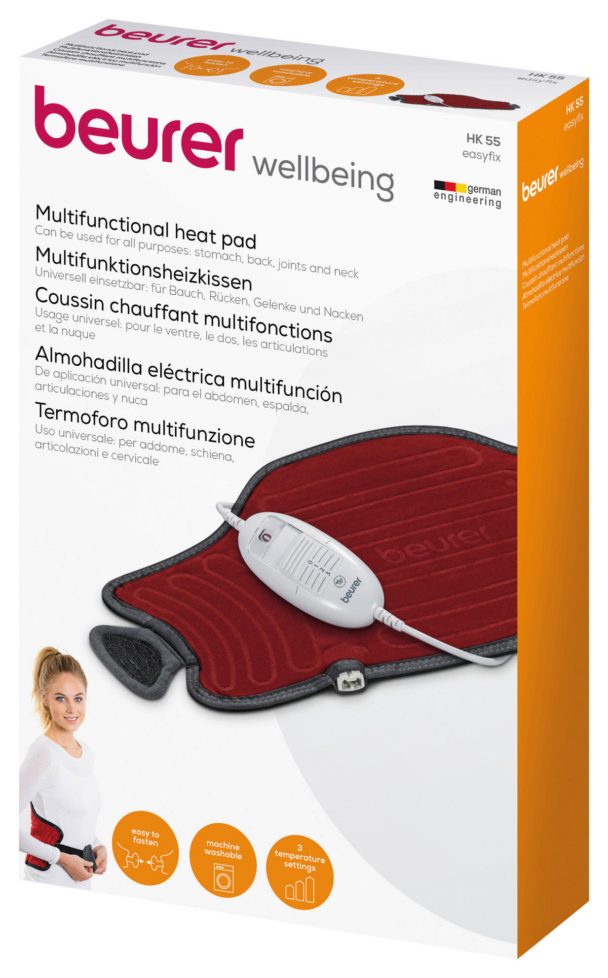 HEIZKISSEN - Basics, Textil (18,8/28,3/5,7cm) - Beurer