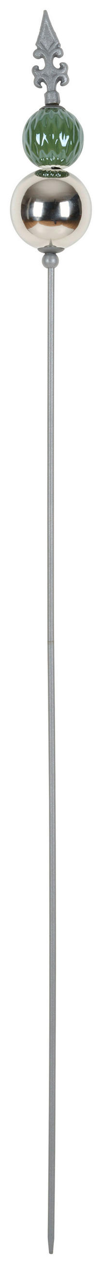 GARTENSTECKER - Grün, LIFESTYLE, Keramik/Metall (6/120cm)