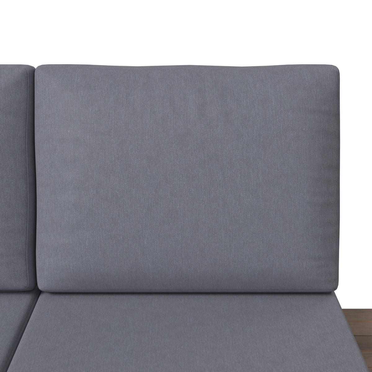 LOUNGEGARNITUR Aluminium  - Dunkelgrau/Naturfarben, MODERN, Kunststoff/Textil (134/70/68cm) - Ambia Garden