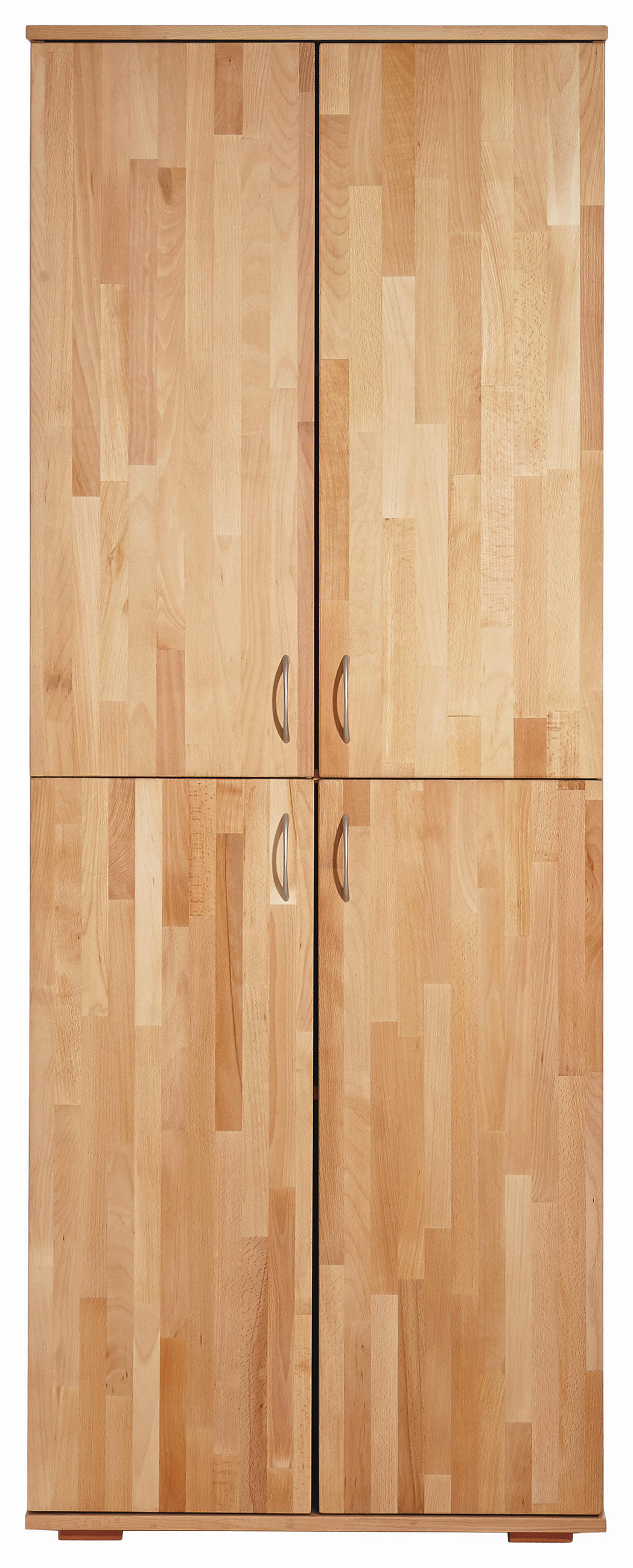 AKTENSCHRANK Kernbuche massiv Kernbuche  - Kernbuche, Design, Holz (73/189/38cm) - Carryhome