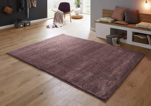 WEBTEPPICH 160/230 cm Aubergine  - Aubergine, Basics, Textil (160/230cm) - Novel