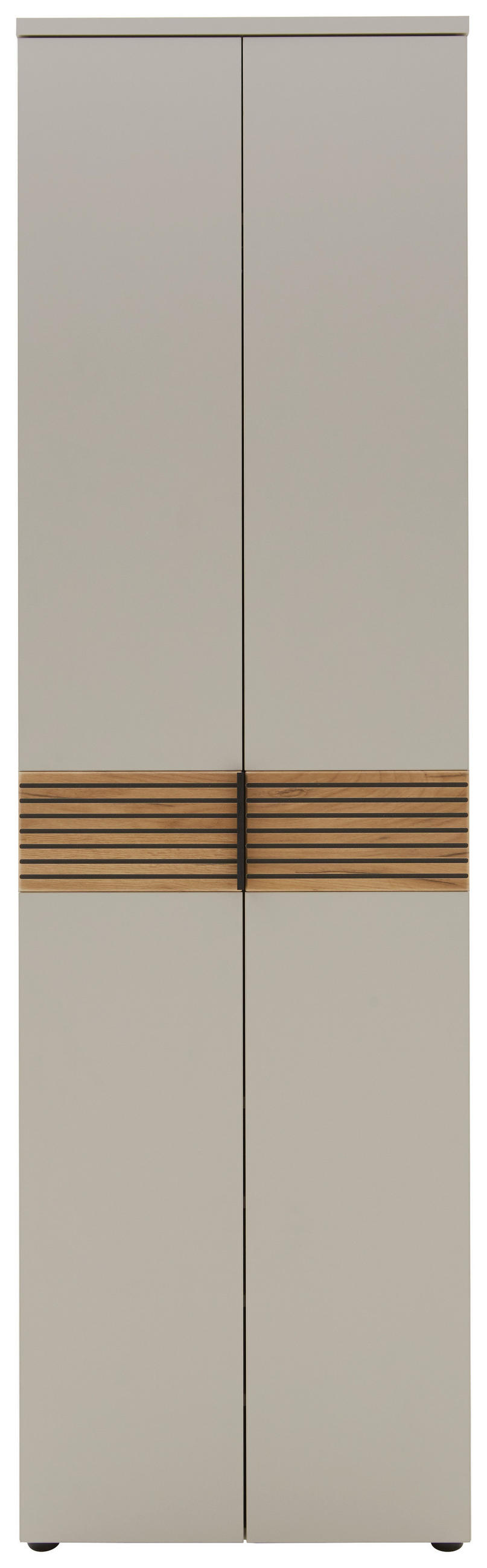 GARDEROBE 5-teilig  in 269/200/40 cm  - Kaschmir/Eichefarben, Design, Holzwerkstoff (269/200/40cm) - Voleo