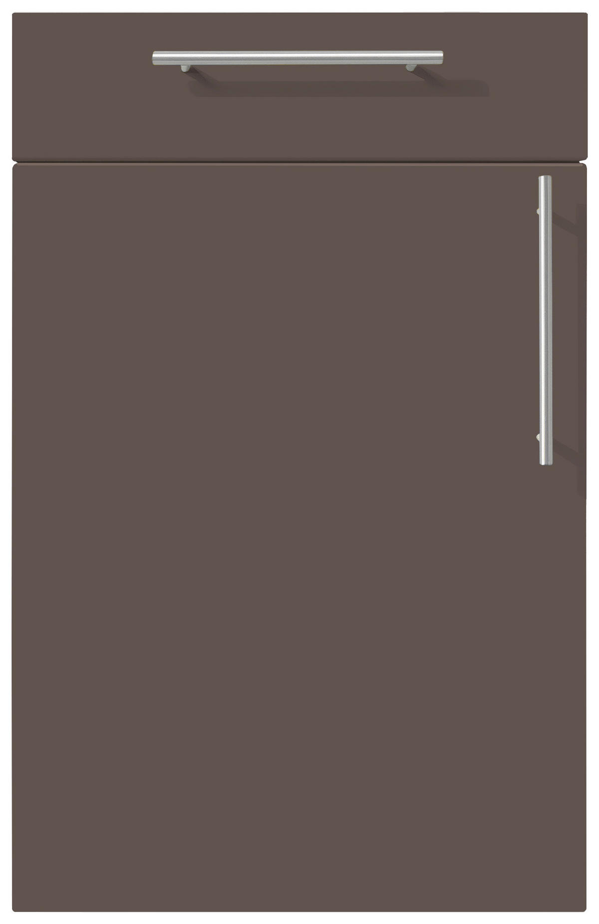 EINBAUKÜCHE SILVIA  - Rot/Schwarz, Design, Holzwerkstoff - Novel